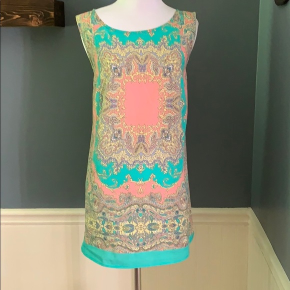 Eloquii Tops - Eloquii (The Limited) Pastel Paisley Long Tank 14W